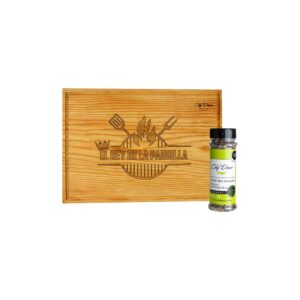 Tabla para Picar en Madera de Pino El Rey de la Parrilla