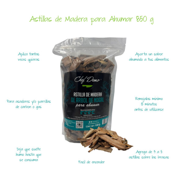 Kit con 3 Bolsas de Astillas de 850g c/u - Imagen 4