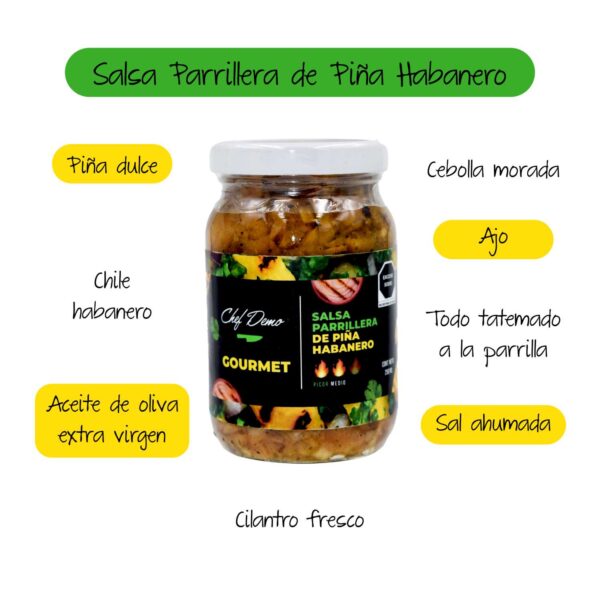 Salsa Parrillada Piña Habanero